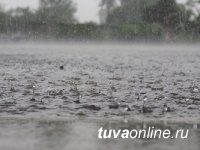 В Туве из-за обильных дождей возникла угроза подтоплений населённых пунктов и дорог