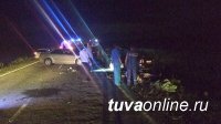 В Туве сотрудники полиции устанавливают обстоятельства ДТП, в котором погибли 7 человек
