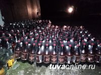 В Барун-Хемчикском районе сотрудники полиции изъяли из незаконного оборота более  400 литров алкогольной продукции 