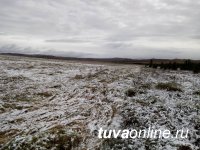 В Тандинском и Тоджинском районе выпал снег