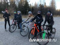Тува: Денис Сандан-оол показал самые быстрые секунды в скоростном подъеме на велосипеде на горы
