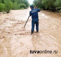 В пяти районах Тувы ухудшилась паводковая обстановка