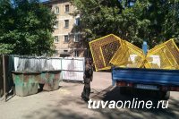 В Кызыле установили экосетки для сбора пластика