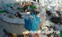 В Кызыле при бесплатном полигоне ТБО «нарушители чистоты» закидывают мусором местные достопримечательности