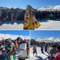 Тува: Чедихольцы привезли праздник "Масленицу" в горную Монгун-Тайгу