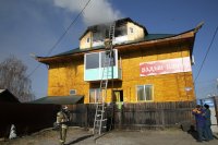 Из-за электрообогревателя в Кызыле выгорел целый этаж
