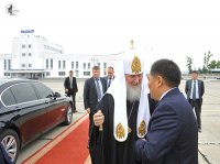 Шолбан Кара-оол поздравил Святейшего Патриарха Кирилла с 75-летием