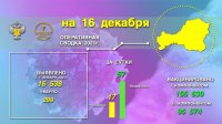 В Туве наименьший темп прироста COVID-19 за сутки по России