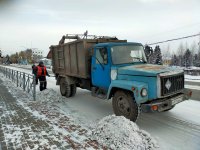 Народный фронт указал мэрии Кызыла на некачественную уборку снега на улицах города