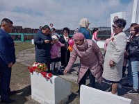 В приграничном Эрзине на Аллее Памяти установлена мемориальная доска в честь военнослужащего Ромаза Оюна