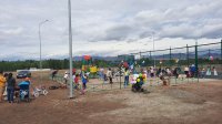 В Улуг-Хеме открыли детскую площадку по федеральной программе развития сельских территорий