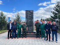 В Кызыле почтили память пожарных и лесников Тувы, погибших на тушении лесных пожаров