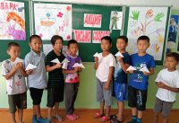 Воспитанники детских лагерей Тувы пишут «Письмо солдату»