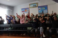 В  Международный день глухих ансамбль "Найысылал" провел благотворительный концерт в школе-интернате для детей с нарушениями слуха