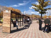 Дина Оюн оценила преображенный Парк первых русских переселенцев в Туране, который стал первой для Тувы победой в федеральном конкурсе среди малых городов