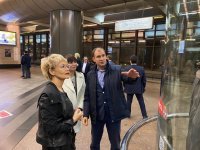 Поезд с вагоном, посвященным Туве, отправился по красной ветке московского метро