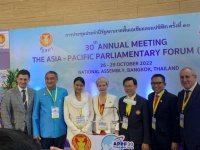 Сенатор Дина Оюн приняла участие в работе 30 сессии Азиатско-Тихоокеанского парламентского форума
