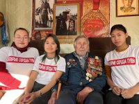  «Добрые Сердца Тувы» оказали помощь ветерану Великой Отечественной войны