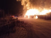 В Кызыле ликвидирован крупный пожар