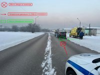 В Кызыле пешеход погиб после наезда машины