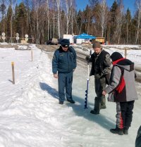 В Туве закрыли первую ледовую переправу