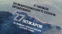 В Туве после поджога мусора и сухостоя уже произошли 27 пожаров, треть из них - степные