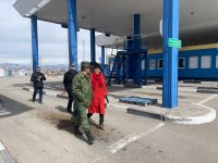 Сенатор Дина Оюн проверила ход реконструкции международных пунктов пропуска в аэропорту Кызыла и на границе с Монголией