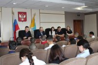 В Кызыле была проведена правовая встреча для несовершеннолетних правонарушителей 