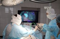 В онкодиспансере Тувы новая лапароскопическая система позволяет использовать щадящие технологии