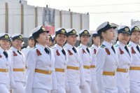 В параде Победы в Кызыле приняли участие 10 парадных расчетов