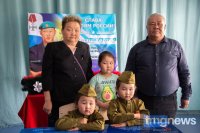 В школе №1 города Ак-Довурака состоялось торжественное открытие «Парты Героя»