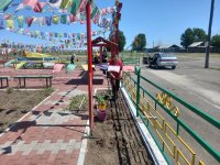 Жители села Кочетова в Туве озеленили местную достопримечательность Аллею Будда-парк