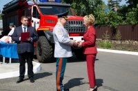 Сенатор Дина Оюн поздравила с 97-й годовщиной создания пожарной охраны в Туве