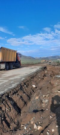 Дорожники Тувы ведут работы по восстановлению размытых вследствие сильных дождей участков дорог