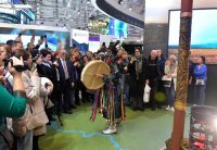 Экспозиция Тувы на выставке "Россия" на ВДНХ привлекает большое внимание посетителей