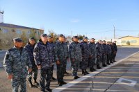 Владимир Данзы посетил сводный отряд МВД Тувы в Чеченской Республике