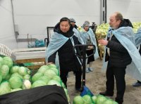 При государственной поддержке в Туве заработало крупное овощехранилище