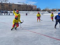 В Национальном парке Тувы проходят соревнования республиканского турнира по хоккею с мячом