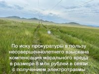 В Туве энергетики выплатят 8 млн рублей семье подростка, которого ударило током