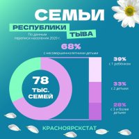 В Туве за последние 10 лет выросло число многодетных семей