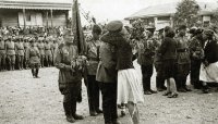 81 год назад в Туве встречали вернувшихся с фронта бойцов кавалерийского добровольческого эскадрона