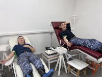 Росгвардейцы Тувы оказались идеальными донорами крови