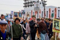 Парад Победы в Кызыле собрал более 2000 зрителей