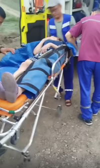 В Туве спасатели эвакуировали женщину, которая сорвалась с горы Хербис