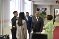 Сергей Шойгу в ходе командировки в Туву обсудил планы развития Кызылского президентского кадетского училища