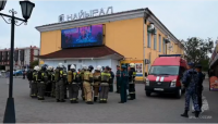 В Туве пожарные вслепую эвакуаровали посетителей из кинотеатра "Найырал"