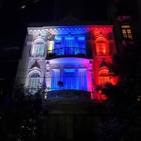 В Буэнос-Айресе 13-метровое полотнище российского флага развернули у главного символа города