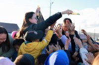 Конкурсами и игровой программой в Кызыле открыли новую многопрофильную площадку в районе Левобережных дач