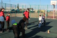 Конкурсами и игровой программой в Кызыле открыли новую многопрофильную площадку в районе Левобережных дач