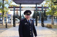 Жители Тувы выбрали лучшим участковым уполномоченным полиции старшего лейтенанта Мергена Монгуша